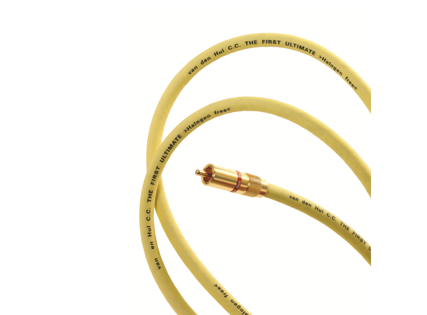VdH FIRST Ultimate II, digital RCA, 1,2m Linear Structured Carbon, Halogen Free